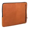 Burkely barna színű zsebes bőr laptoptartó, 15,6"