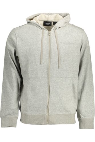 CALVIN KLEIN PULÓVER CIPZÁROS SZÜRKE