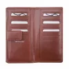 Riccardo Ferducci konyak női bőr pénztárca, RFID védelemmel 19 x 10 cm