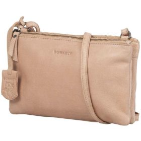 Burkely Just Jackie Crossover L, bézs női bőr válltáska