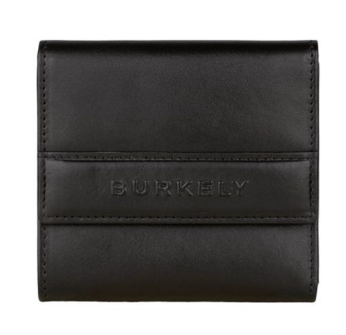 Burkely Suburb Seth fekete színű, bőr pénztárca, kártyatartó, RFID védelemmel