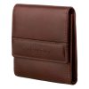 Burkely Suburb Seth barna színű, bőr pénztárca, kártyatartó, RFID védelemmel