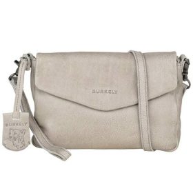   Burkely Just Jackie Crossover Clutch, szürke női bőr válltáska