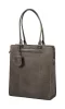 Burkely Casual Carly szürke válltáska, shopper laptoptartóval 14''