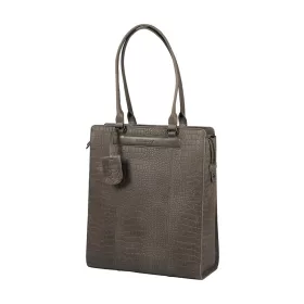   Burkely Casual Carly szürke válltáska, shopper laptoptartóval 14''