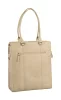 Burkely Casual Carly bézs válltáska, shopper laptoptartóval 14''