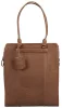 Burkely Casual Carly konyakbarna válltáska, shopper laptoptartóval 14''