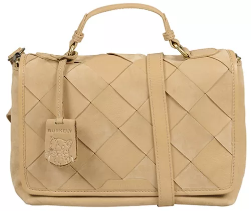 Burkely EVEN ELIN CITYBAG drapp női bőr oldaltáska, kézitáska 26 x 18 x 13 cm