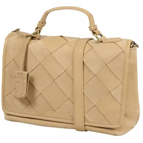   Burkely EVEN ELIN CITYBAG drapp női bőr oldaltáska, kézitáska 26 x 18 x 13 cm