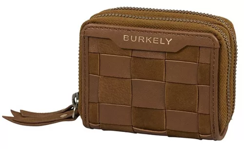 Burkely Even Elin női konyak színű bőr pénztárca 10 x 8 cm