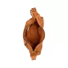 Burkely Just Jolie nagyméretű konyakbarna női bőr válltáska 45 x 28 cm