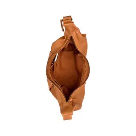   Burkely Just Jolie nagyméretű konyakbarna női bőr válltáska 45 x 28 cm