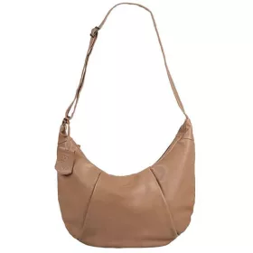   Burkely Just Jolie nagyméretű taupe női bőr válltáska 45 x 28 cm