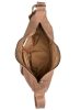 Burkely Just Jolie nagyméretű taupe női bőr válltáska 45 x 28 cm