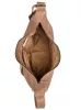 Burkely Just Jolie nagyméretű taupe női bőr válltáska 45 x 28 cm