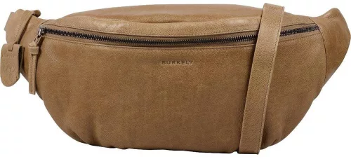 Burkely Just Jolie barna női bőr övtáska, crossbody táska 33 x 18 cm