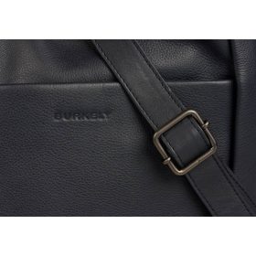   Burkely Just Jolie sötétkék női bőr övtáska, crossbody táska 33 x 18 cm