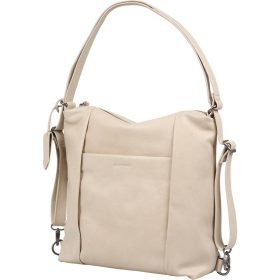   Burkely Just Jolie bézs női bőr kombinálható válltáska, hátizsák 15" laptoptartóval