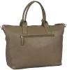 Burkely Soft Skylar taupe, női bőr válltáska, laptoptáska 15,6"