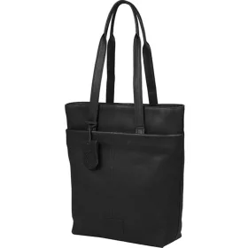   Burkely SOFT SKYLAR női bőr fekete színű hátizsák, shopper, laptoptáska 14"