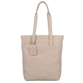   Burkely SOFT SKYLAR női bőr szürke színű hátizsák, shopper, laptoptáska 14"