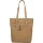 Burkely Soft Skylar barna színű női bőr shopper, hátizsák 14"