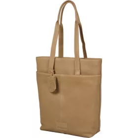   Burkely Soft Skylar barna színű női bőr shopper, hátizsák 14"