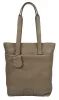 Burkely SOFT SKYLAR női bőr taupe színű hátizsák, shopper, laptoptáska 14"