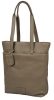 Burkely SOFT SKYLAR női bőr taupe színű hátizsák, shopper, laptoptáska 14"