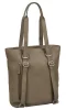 Burkely SOFT SKYLAR női bőr taupe színű hátizsák, shopper, laptoptáska 14"
