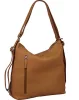 Burkely Soft Skylar konyak színű női bőr válltáska, hátizsák 31 × 31 cm