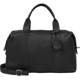   Burkely Soft Skylar fekete női bőr kézitáska, válltáska 34 x 19 cm