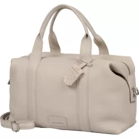   Burkely Soft Skylar szürke női bőr kézitáska, válltáska 34 x 19 cm