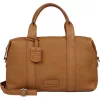 Burkely Soft Skylar konyakbarna női bőr kézitáska, válltáska 34 x 19 cm