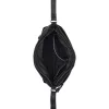 Burkely Soft Skylar fekete színű női bőr oldaltáska, crossbody