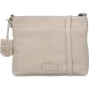 Burkely Soft Skylar törtfehér színű női bőr oldaltáska, crossbody
