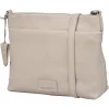 Burkely Soft Skylar törtfehér színű női bőr oldaltáska, crossbody