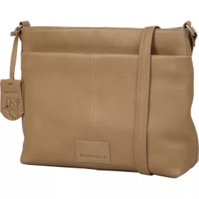   Burkely Soft Skylar mogyoróbarna színű női bőr oldaltáska, crossbody