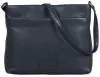 Burkely Soft Skylar sötétkék színű női bőr oldaltáska, crossbody 31 x 26 x 10,5 cm