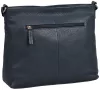 Burkely Soft Skylar sötétkék színű női bőr oldaltáska, crossbody 31 x 26 x 10,5 cm