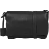 Burkely Soft Skylar fekete női bőr oldaltáska, crossbody 24 x 19,5 x 12 cm