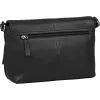 Burkely Soft Skylar fekete női bőr oldaltáska, crossbody 24 x 19,5 x 12 cm