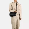 Burkely Soft Skylar fekete női bőr oldaltáska, crossbody 24 x 19,5 x 12 cm