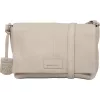 Burkely Soft Skylar törtfehér színű női bőr oldaltáska, crossbody 24 x 19,5 x 12 cm