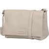 Burkely Soft Skylar törtfehér színű női bőr oldaltáska, crossbody