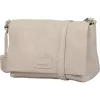 Burkely Soft Skylar törtfehér színű női bőr oldaltáska, crossbody 24 x 19,5 x 12 cm