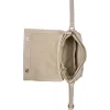 Burkely Soft Skylar törtfehér színű női bőr oldaltáska, crossbody 24 x 19,5 x 12 cm