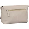 Burkely Soft Skylar törtfehér színű női bőr oldaltáska, crossbody 24 x 19,5 x 12 cm