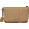 Burkely Soft Skylar világosbarna női bőr oldaltáska, crossbody 24 x 19,5 x 12 cm