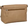 Burkely Soft Skylar világosbarna női bőr oldaltáska, crossbody 24 x 19,5 x 12 cm